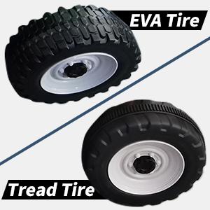 GARVEE 12V Electric Tractor with Trailer: Toddler Ride-On Car, Remote Control, 7-LED Headlights, 2+1 Gear Shift, MP3/USB, for Ages 3-6, Available in Green with 25W or 35W Motor Options and Tread or EVA Tires.