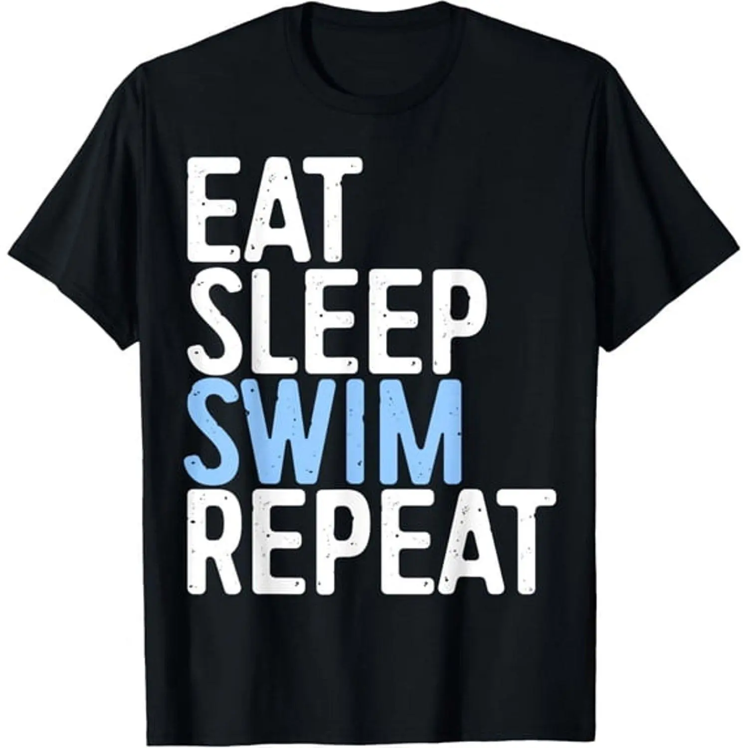 Eat Sleep Swim Repeat Shirt Swimmer Men Women Kids Swimming T-Shirt cotton short-sleeved shirt for both men and women
