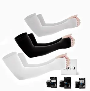 3Pairs Of UV Sleeves, ,Black,White,Grey, SunProtection Cooling Arm Sleeves，UV Protection Arm Sleeves,Sunscreen Sleeves, Arm Protection, Fashion Sleeves, lce Silk Arm Sleeves,Men And Women Riding Thin Drivers, UV Sun Protection Sports Compression