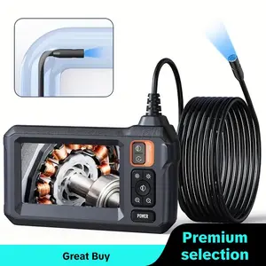 Industrial Endoscope Camera, Car Accessories, 4.3 Inch IPS LCD Screen Endoscope Camera, IP67 Waterproof Snake Camera with 8LEDs Lights, Car Inspection Tools for Truck, Mechanical Equipment & Auto Repair, Mechanical Equipment Repair, Gift for Boyfriend