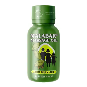 Malabar Oil 60ml | Natural Massage Oil With Muscle Comfort Formula, Relaxing Malabar Oil With Malabar Axocopaque, Clove, Mint | 100% Pure Oil For Stress And Tension Relief