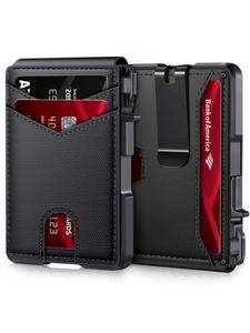 business rfid blocking men's wallet, card holder, pocket wallet with card slots, trendy slim card holder wallet , mini travel purse items, wallet for men, credit card holder