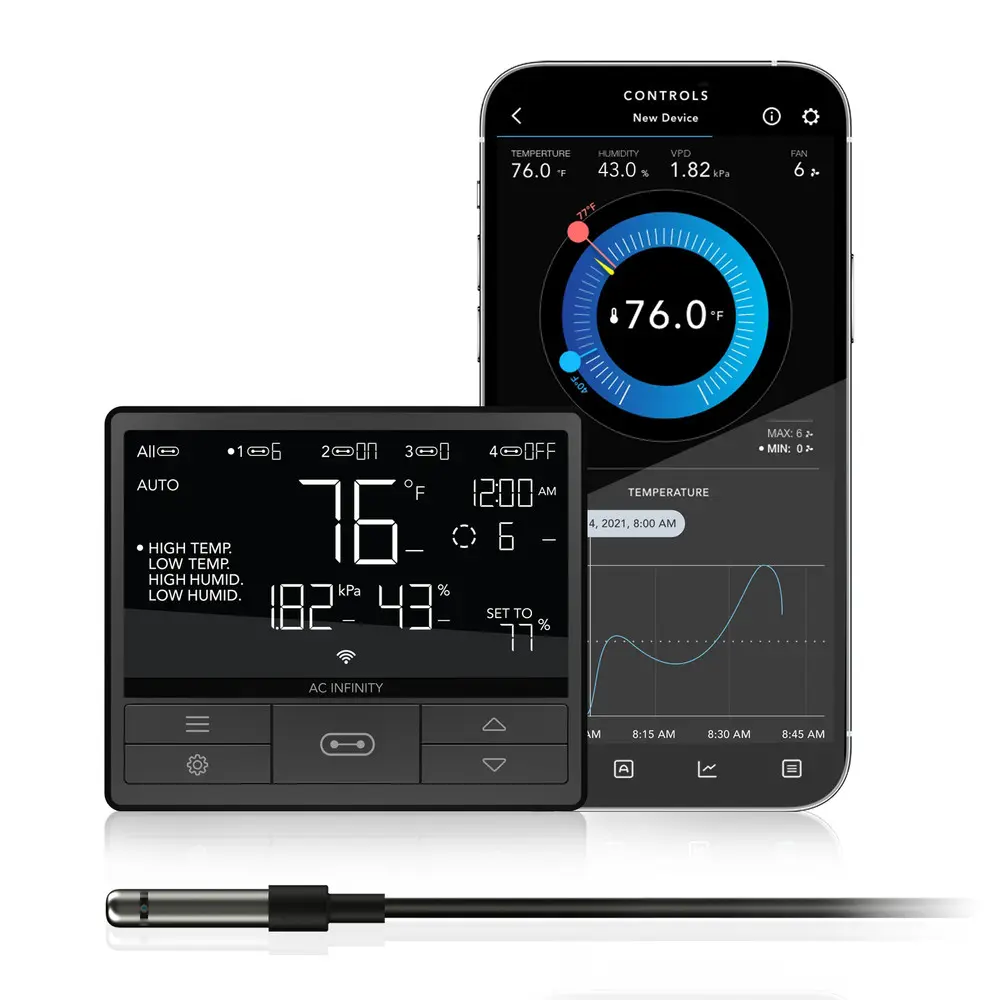 CONTROLLER 69 PRO, Smart Climate Controller UIS 4-Port, with Temp ...