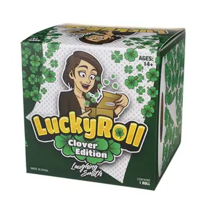 Lucky Roll Four Leaf Clover - Funny Toilet Paper - Gag Gifts - Irish St Patrick's Day Joke Novelty Toilet Roll - 4 Leaf Clover Novelties Gift for Men & Women - Laughing Smith