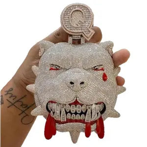 M2-2017 Aggressive Beast Bling Pendant with Bold Vibe and Unreal Shine Perfect for Bold Glamorous Accessories