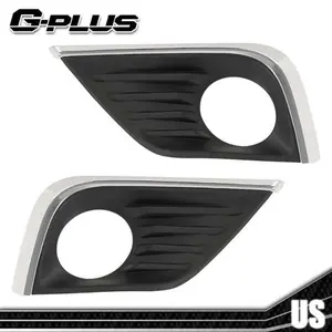 Fit For 2016-2018 Nissan Altima Front Bumper Fog Light Bezel Cover Left & Right