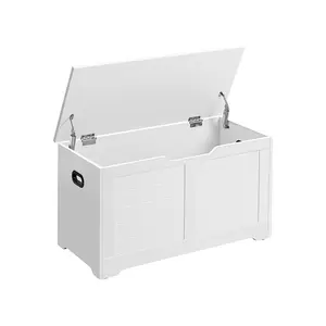 VASAGLE Storage Trunk with 2 Safety Hinges