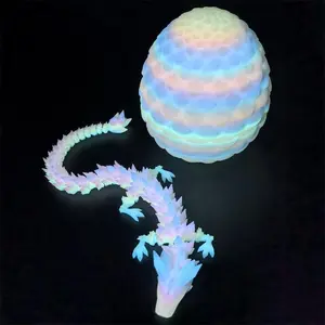 Luminous Wings Dragon 3D Print Collection, Unique Birthday and Christmas Party Decor, Impressive Gift for Fantasy Lovers
