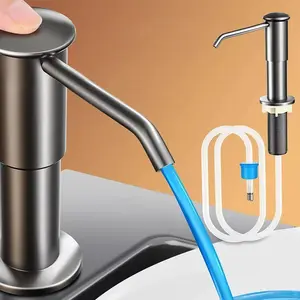 Easy-To-Install Soap Dispenser Pump, No Plumber Needed, Convenient for Bathroom and Kitchen, Durable & Easy Maintenance