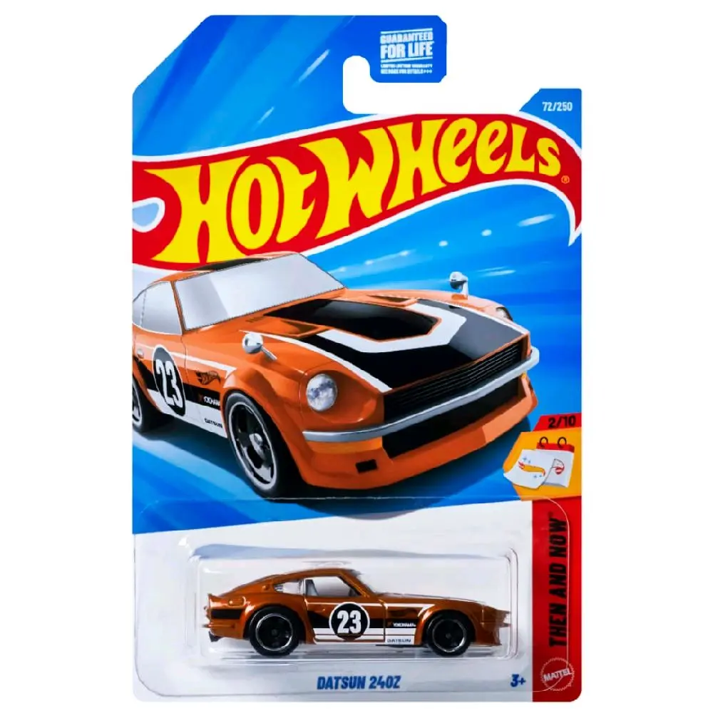 2025 Hot Wheels Datsun 240z Art Cars Orange Diecast Metal Model Car, Limited Ed. Collectible Toy