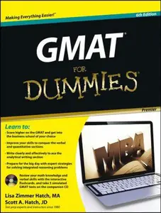USED-GMAT For Dummies, with CD by Lisa Zimmer Hatch (Paperback)