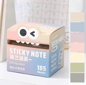Say hello to the treasure sticky note! This cute monster-shaped storage box contains 105 soft-tone sticky notes. It's both a handy study essential and a fun way to level up your desk aesthetic.