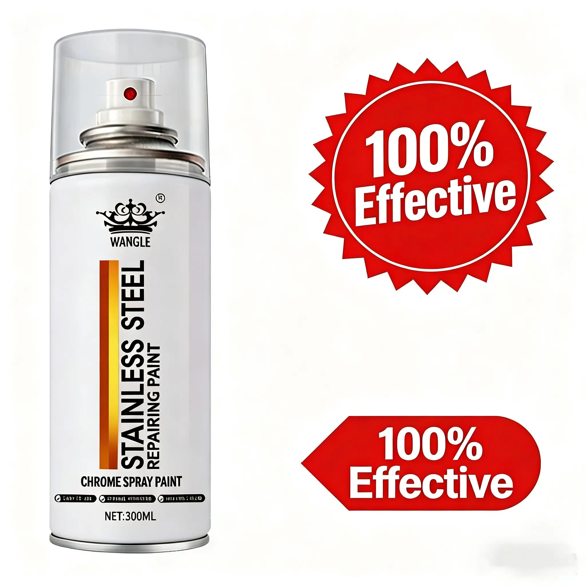 Heavy-Duty Chrome Repair Spray - Durable, Weather-Resistant Coating for All Metal Surfaces