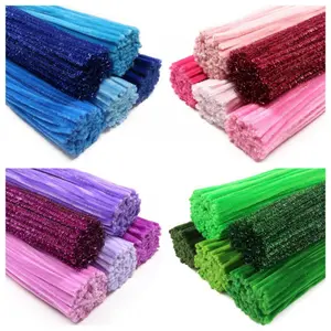 520 hairpin pipe cleaning sticks craft materials, the set includes glitter hairpin pipe cleaning sticks, suitable for DIY craft projects