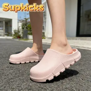 Supkicks New Style Women's Outdoor Slippers EVA Material Thick Sole Fashionable Walking Shoes for Comfortable Outdoor