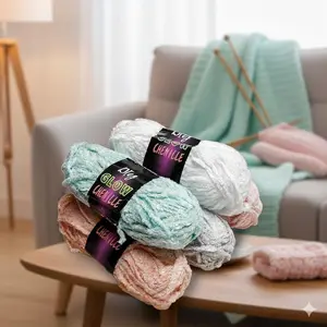 Glow in the Dark Yarn for Crochet - Soft Medium Weight DIY Knitting Thread, Self-Luminous Fiber for Scarves, Hats, Amigurumi, Creative Handmade Projects in Low Light.