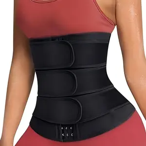 Women's waist trainer -3-row buckle waist belt with abdominal control, used to tighten the waist, sports and fitness accessories