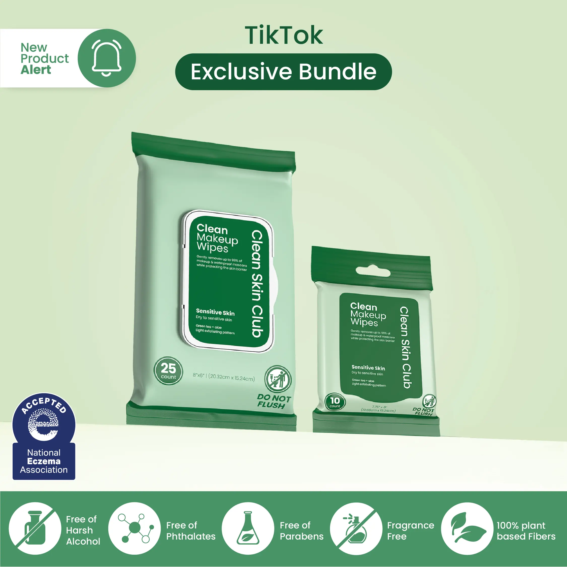 Sensitive Skin Clean Wipe Collection