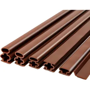 Self-adhesive soundproof and anti-collision rubber door seal strip for security doors, door bottom insulation, window sponge magnetic sealing strip