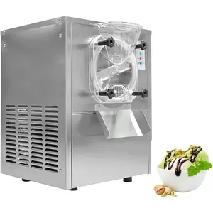Kolice Commercial 110V 60HZ countertop hard ice cream machine, desktop gelato hard ice cream maker, ice cream machine