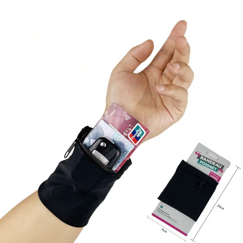Outdoor Sports Wrist Bag Armband Sleeve Cycling Phone Bag Fitness Arm Bag Wallet Wrist Sleeve Pouch Running Storage