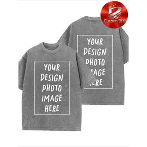 Custom Photo Personalized T-Shirt - Heavy Duty Crew Neck T-Shirt, Double Sided Printing, Custom Image/Text, Soft and Breathable Fabric, Suitable for Fitness, Events, Gifts - Men's and Women's Custom Apparel - Suitable for Corporate Customized