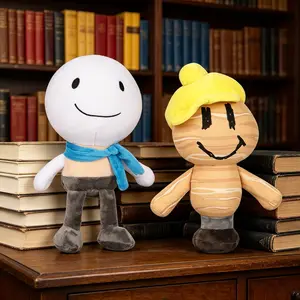 Wallter & Mannequin Mark Plush, Cute Soft Stuffed Game Character Plushie, Premium Child-Safe Skin-Friendly Fabric, Stress Relief Pillow, Great Collectible for Fans, Adorable Gift for Kids, Boys, Girls & Adult Game Lovers