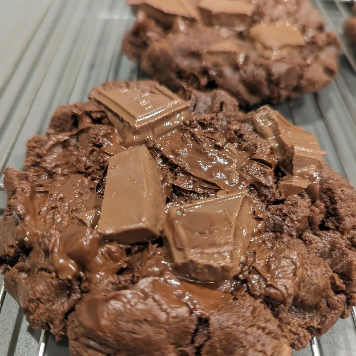 double chocolate chip cookies (Dozen) Pack