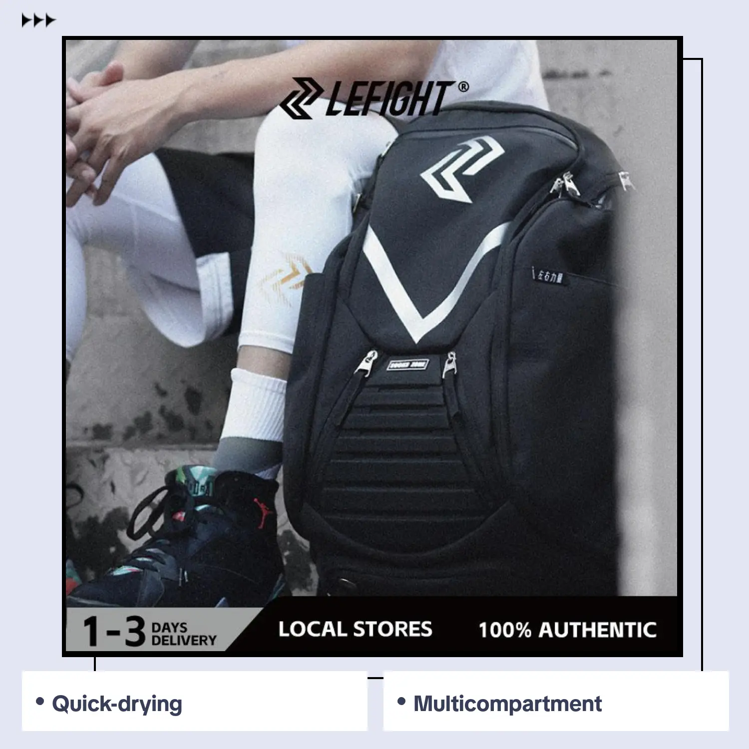 Rainy practice？ No soggy gear. This 50L LEFIGHT backpack is waterproof, durable, and ready for anything. Your cleats stay dry. Your laptop stays safe. Your spirit stays locked in.