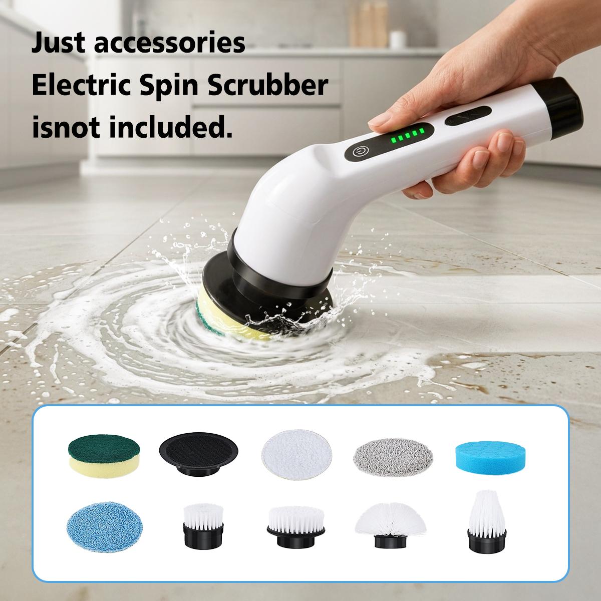 2026 New Electric Spin Scrubber — Cordless Design, IPX7 Waterproof Rating, Multi-Surface Versatility; Ultra-Long Battery Life, Adjustable Speed, Extendable Handle; A Multifunctional Cleaning Kit Designed Specifically for Bathrooms and Kitchens.