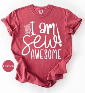 I Am Sew Awesome Shirt or Sweatshirt – Funny Sewing Gift for Quilters & Crafters – Cute Sewing Pun Tee – Handmade Crafter Apparel