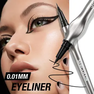 Ultra-Fine Tip Eyeliner Liquid Pen, Waterproof Sweatproof Long-Lasting Natural Look, Beginner Friendly, Suitable for All Skin Types