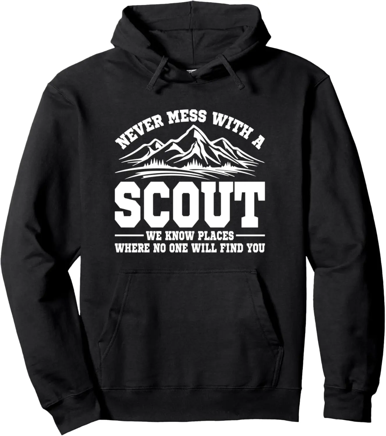Funny Scouting Design For Men Women Scouts Camping Scout Pullover Hoodie 8