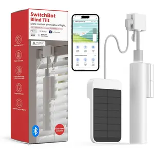 Blind Tilt Motorized Blinds - Smart Electric Blinds, Automatic Blind Opener and Closer, Solar Powered, Light Sensing Control, Add Hub Mini to Make it Compatible with Alexa & Google Home