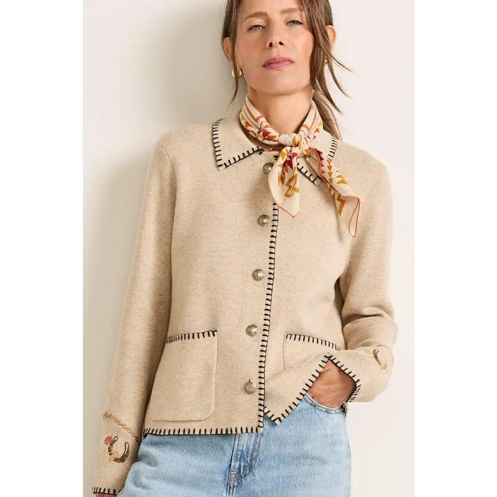 Souvenir Cardigan by Pendleton in Natural