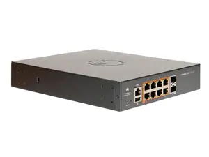 Cambium Networks cnMatrix EX1010-P Switch - 20 Gbps Throughput - 8 Ethernet PoE+ Enabled Ports @75W - 2 SFP Fiber Uplink Ports - 512 MB DRAM - 128 MB Flash Storage (No Power Cord, US) (MX-EX1010PxA-1)