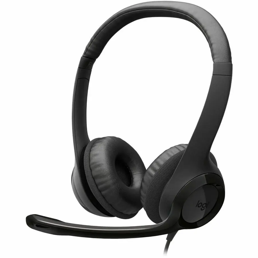 Logitech H390 Wired Headphones with Mic Noise Cancelling 981001575