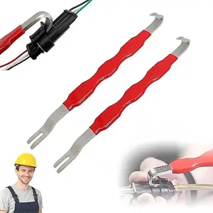 Automotive Electrical Terminal Connector Separator Removal Tool,Electrical Disconnect Pliers with with Straight & Dual-Head Designs,Multifunction Electrical Connector Removal Tool for Most Vehicle
