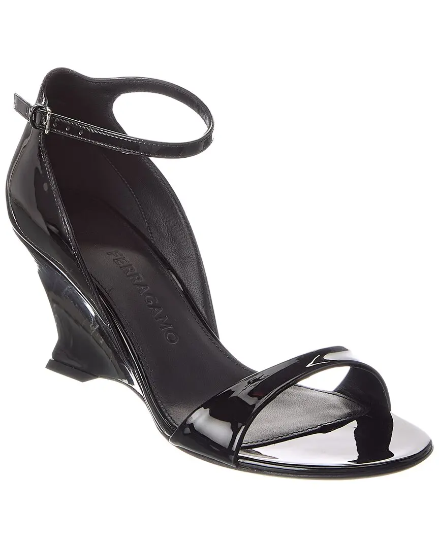 Ferragamo Vidette Patent Sandal