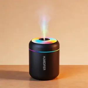 Multi-Scene Silent Essential Oil Diffuser Humidifier, Car/bedroom/office Universal USB Plug-In, Large Water Tank, Colorful Atmosphere Light