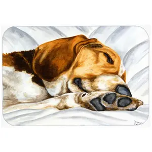 212 MAIN Beagle Themed Keyboard Mouse Pad, Non Slip Mousepad - Multi Use as Hot Pad or Trivet