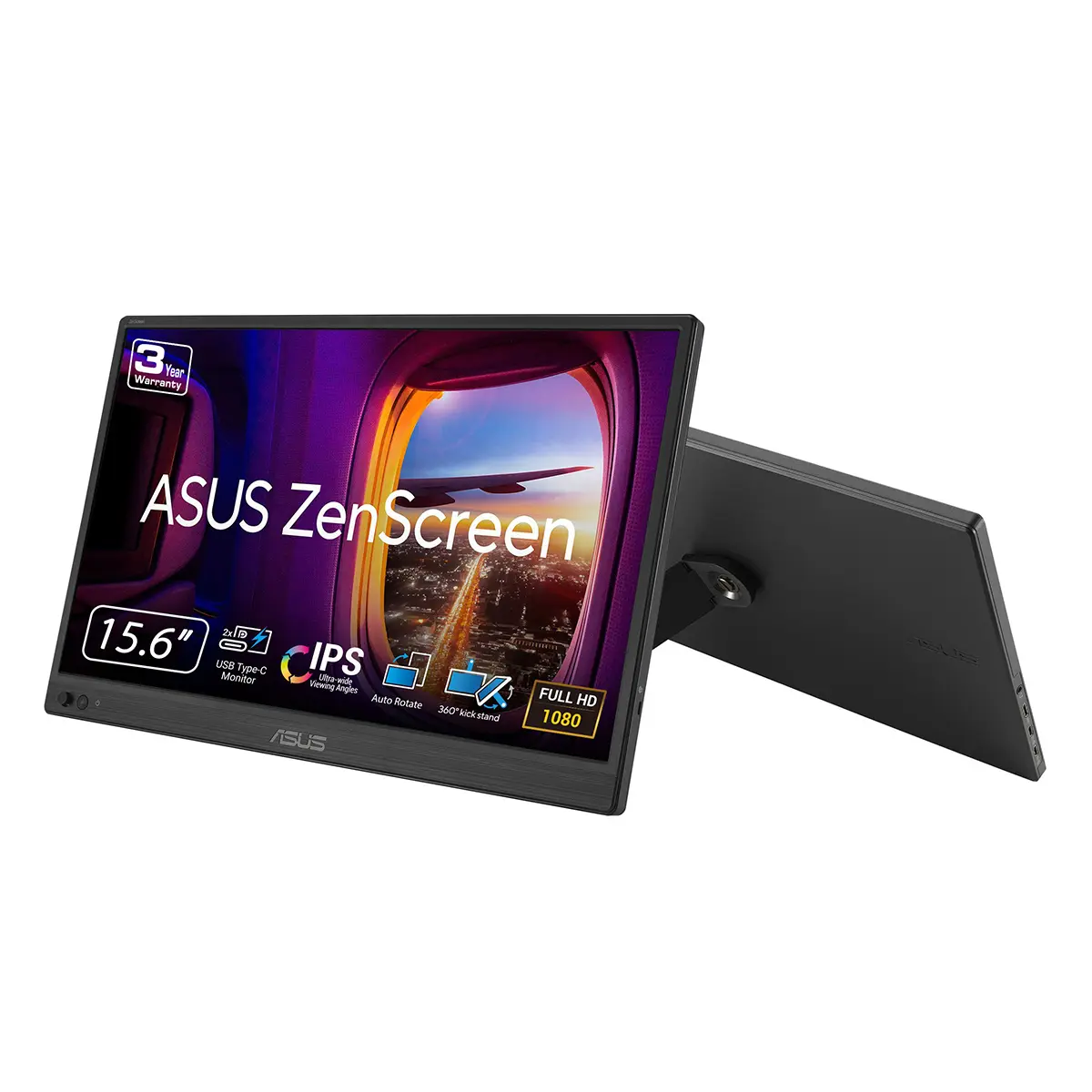 ASUS ZenScreen MB169CK 15.6" 16:9 Full HD Portable USB-C IPS LED Monitor