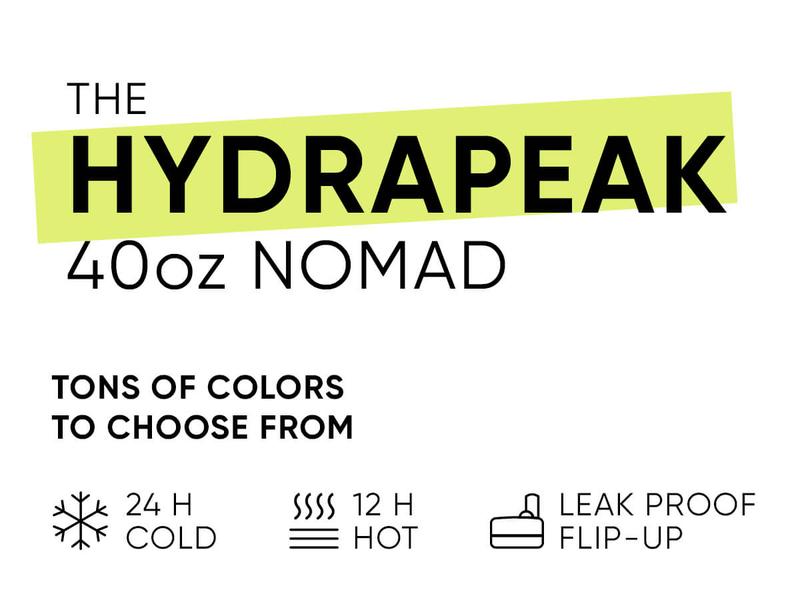 Nomad 40 oz Tumbler with Handle and Sip Lid, Leakproof Tumbler, Tumbler Lid Straw, Double Insulated Tumblers Stainless Steel