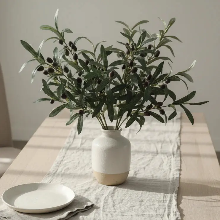 Artificial Olive Tree Branches