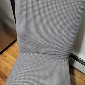 Easy-Going Waterproof Dining Chair Cover Set of 2/4/6/8,  Christmas Leakproof Stretch Jacquard Parson Chair Slipcover, Removable Washable Chair Protector for Home, Restaurant, Banquet, Kitchen Hacks