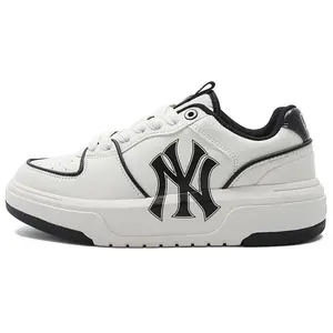 MLB Chunky Liner PU Low-Top Sneakers White for Men Women Thick Heel Soft Collar Safety Toe Cap Comfort Everyday Footwear Sports Shoes Casual Athletic Trainer Boy shoe black shoes