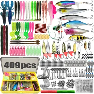 Fishing Lure Set, Artificial Fishing Bait with Storage Box, Fishing Accessories for Outdoor Fishing, Fishing Supplies, Fishing Lure Kit,Fishing Gifts