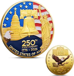 US Commemorative Replica Coin Collector Grade Yellow Classic Design,5. Collector Grade US Commemorative Replica Coin Yellow Classic Design