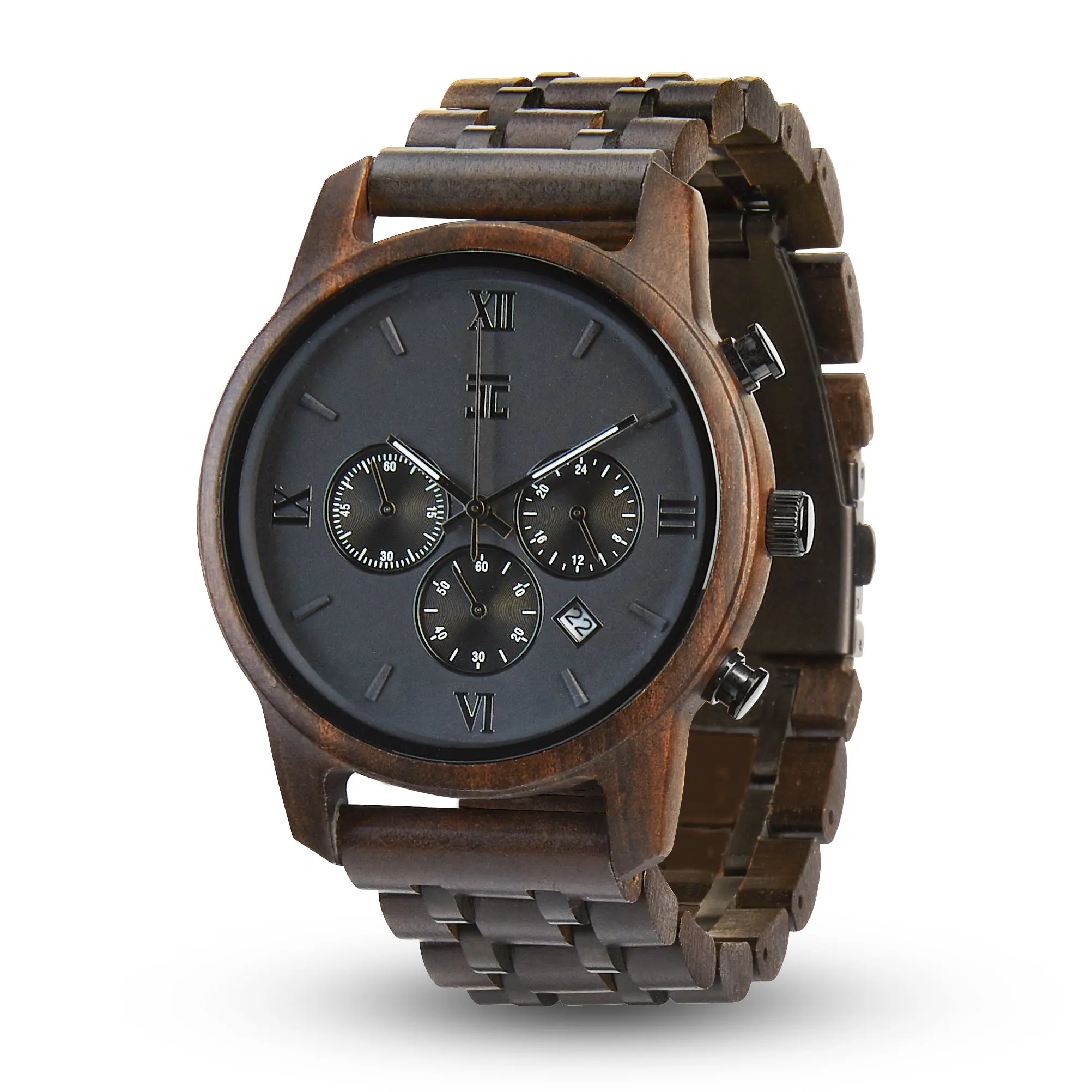 Hemisphere Dark Sandalwood Chronograph Watch