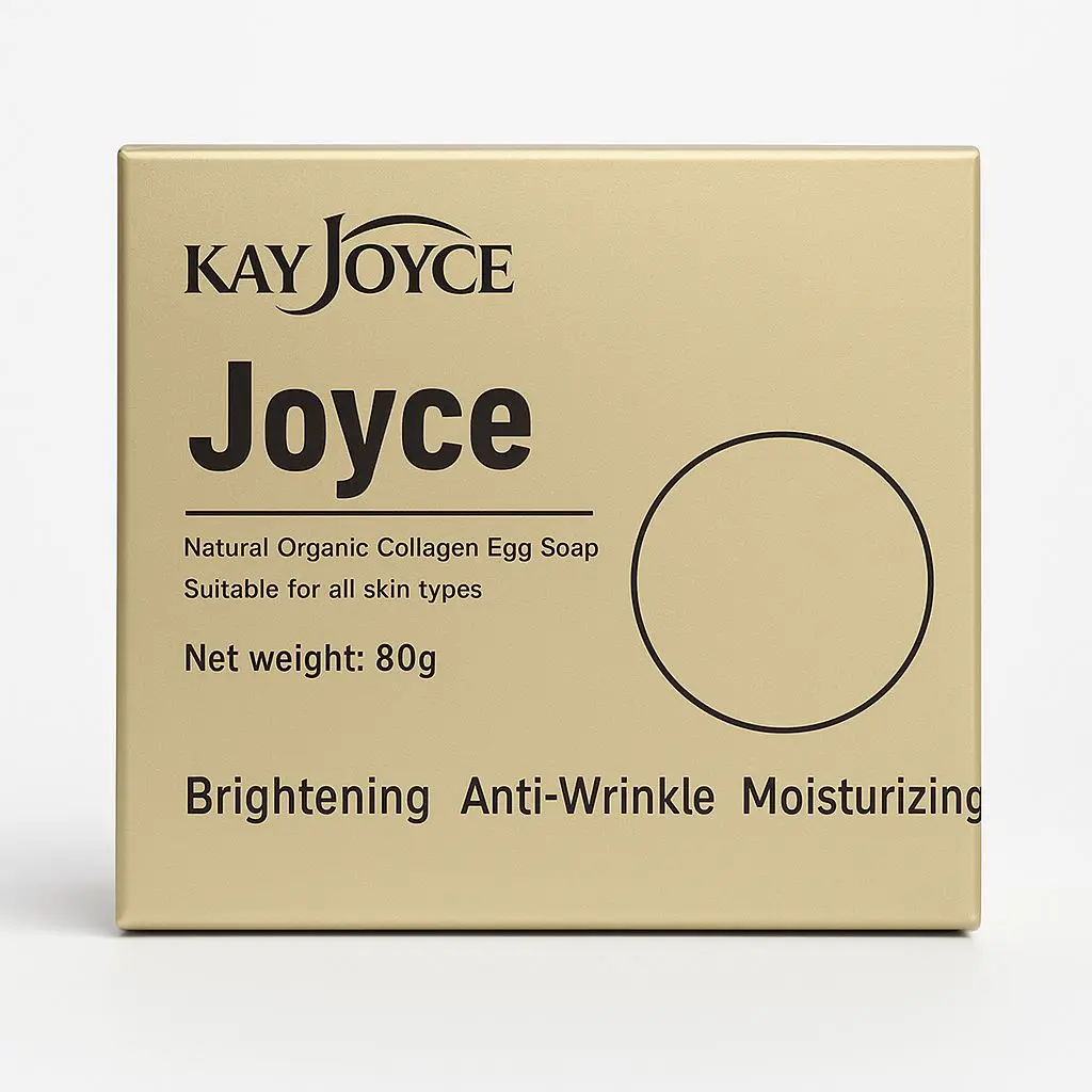 Kay Joyce Collagen Egg Soap – Natural Gentle Cleansing & Brightening Bar for All Skin Types (80